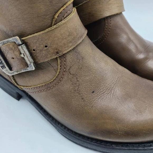 Frye Veronica 77618 Brown Leather Tall Knee High Riding Boots 5.5 - Picture 8 of 16